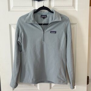 Patagonia Light Blue Half-Zip Fleece